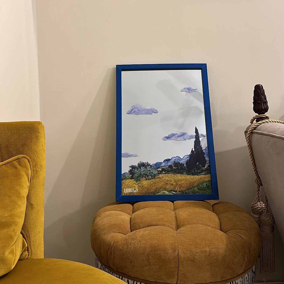 Wheatfields With Cypresses Mirror