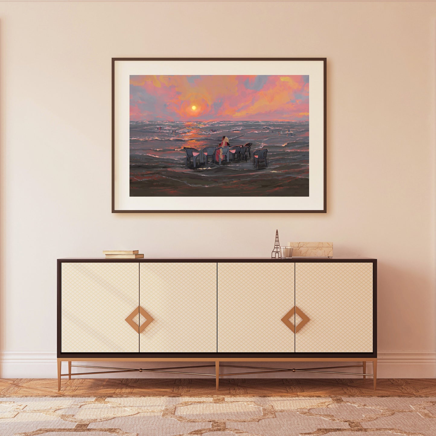 There Was a Home Here Once Art Print