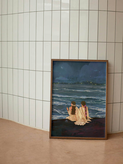 Chandni Raat Art Print