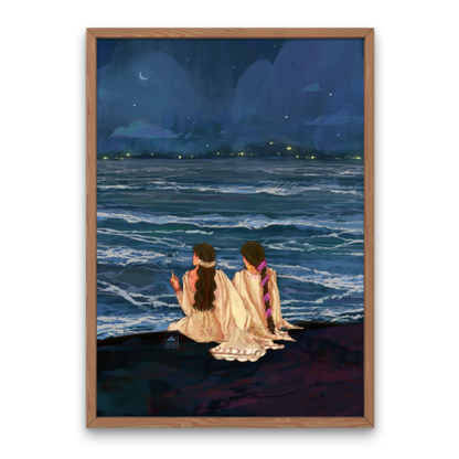 Chandni Raat Art Print
