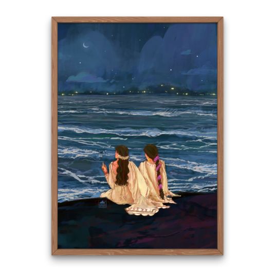 Chandni Raat Art Print