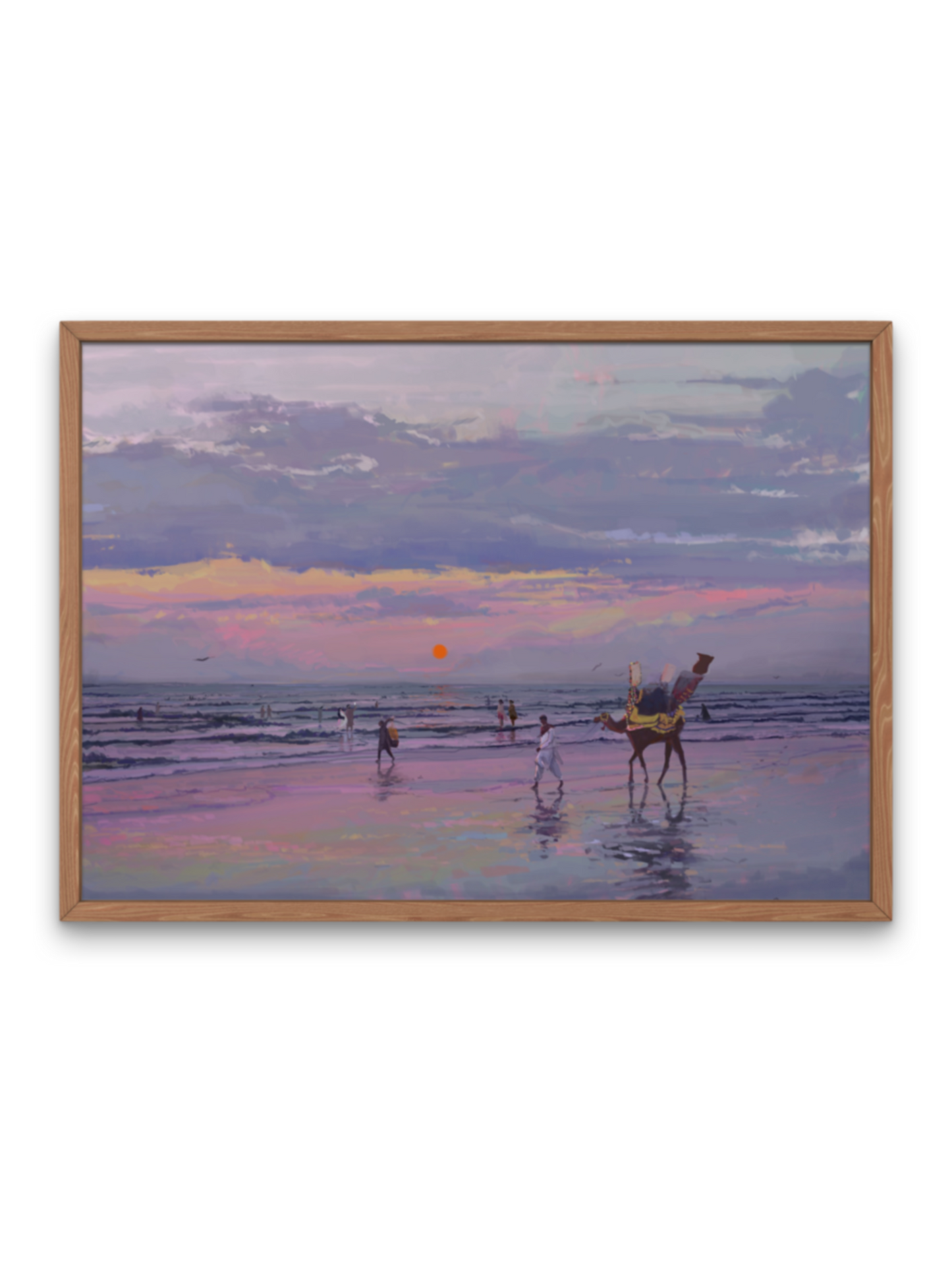 Din Dhalay Art Print