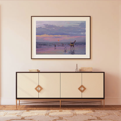 Din Dhalay Art Print