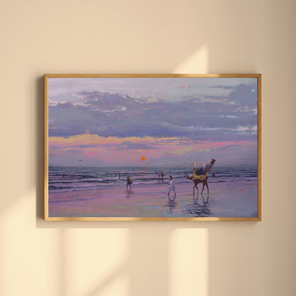 Din Dhalay Art Print