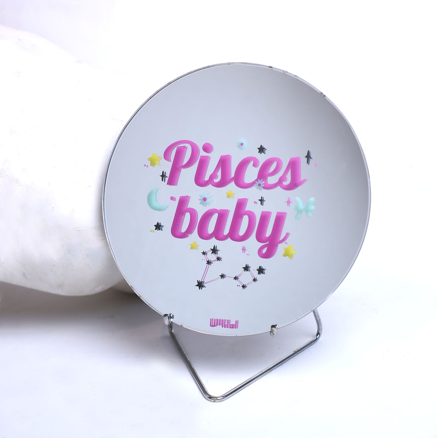 Pisces-Baby-Round-Mirror