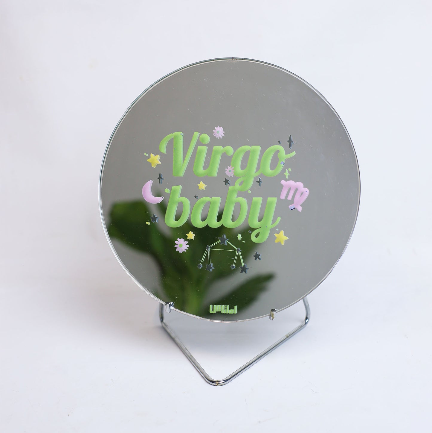 Virgo-Baby-Round-Mirror